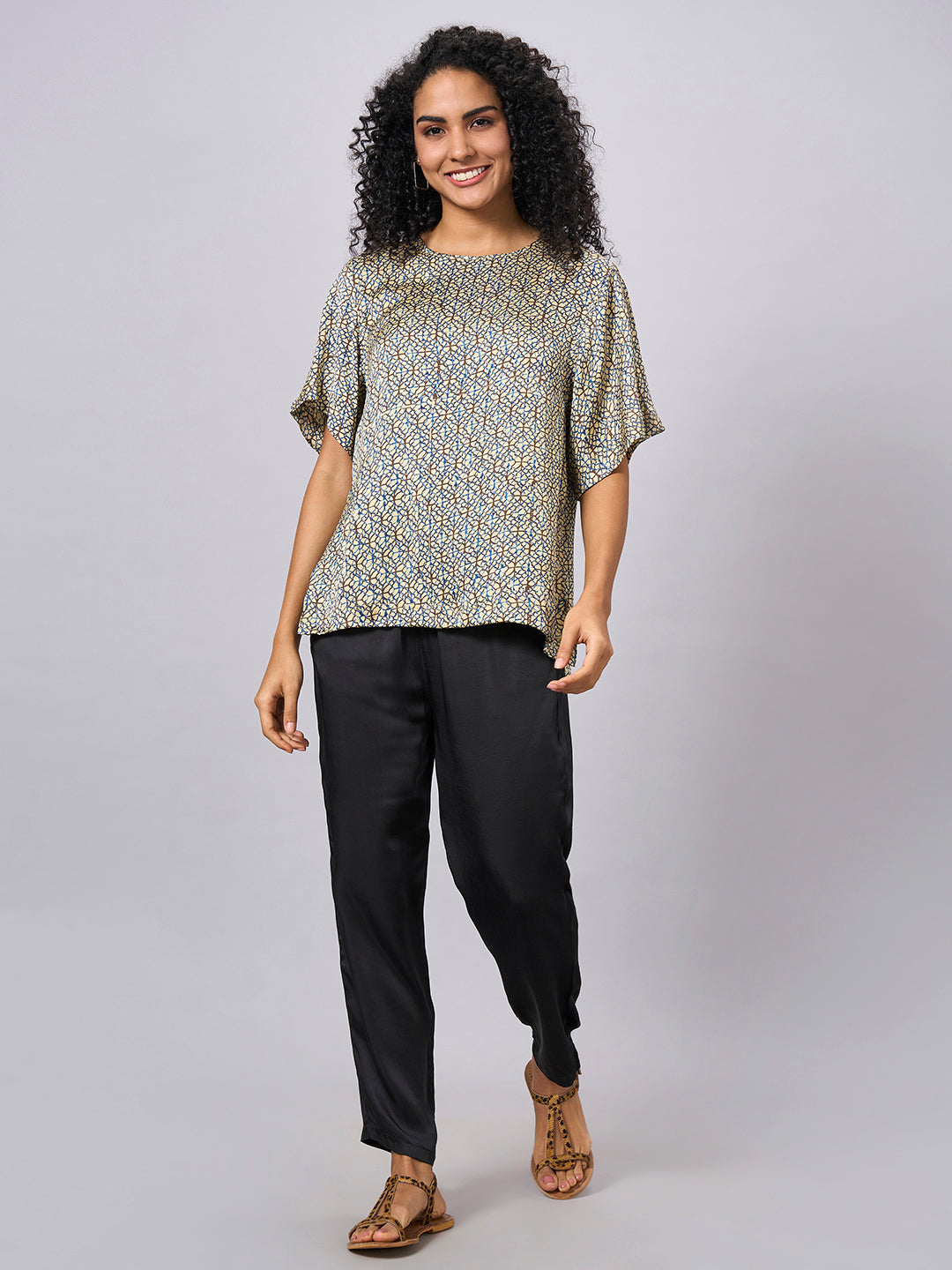 Women's Multi Modal Viscose Regular Fit Blouse