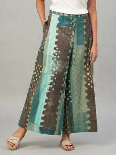 Women's 100% Cotton Regular Fit Culotte Multi