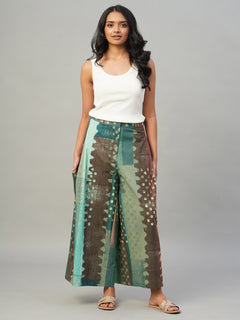 Women's 100% Cotton Regular Fit Culotte Multi