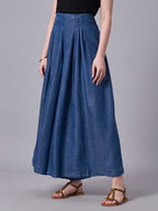 Women's Denim 100% Tencel Regular Fit Culotte