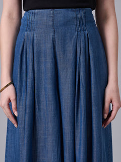 Women’s Tencel Regular Fit Culotte Denim