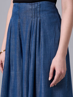 Women’s Tencel Regular Fit Culotte Denim