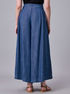 Women’s Tencel Regular Fit Culotte Denim