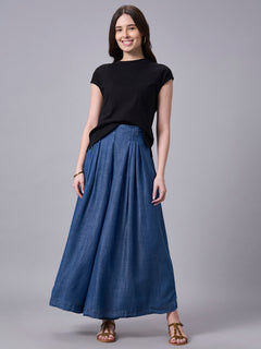 Women’s Tencel Regular Fit Culotte Denim
