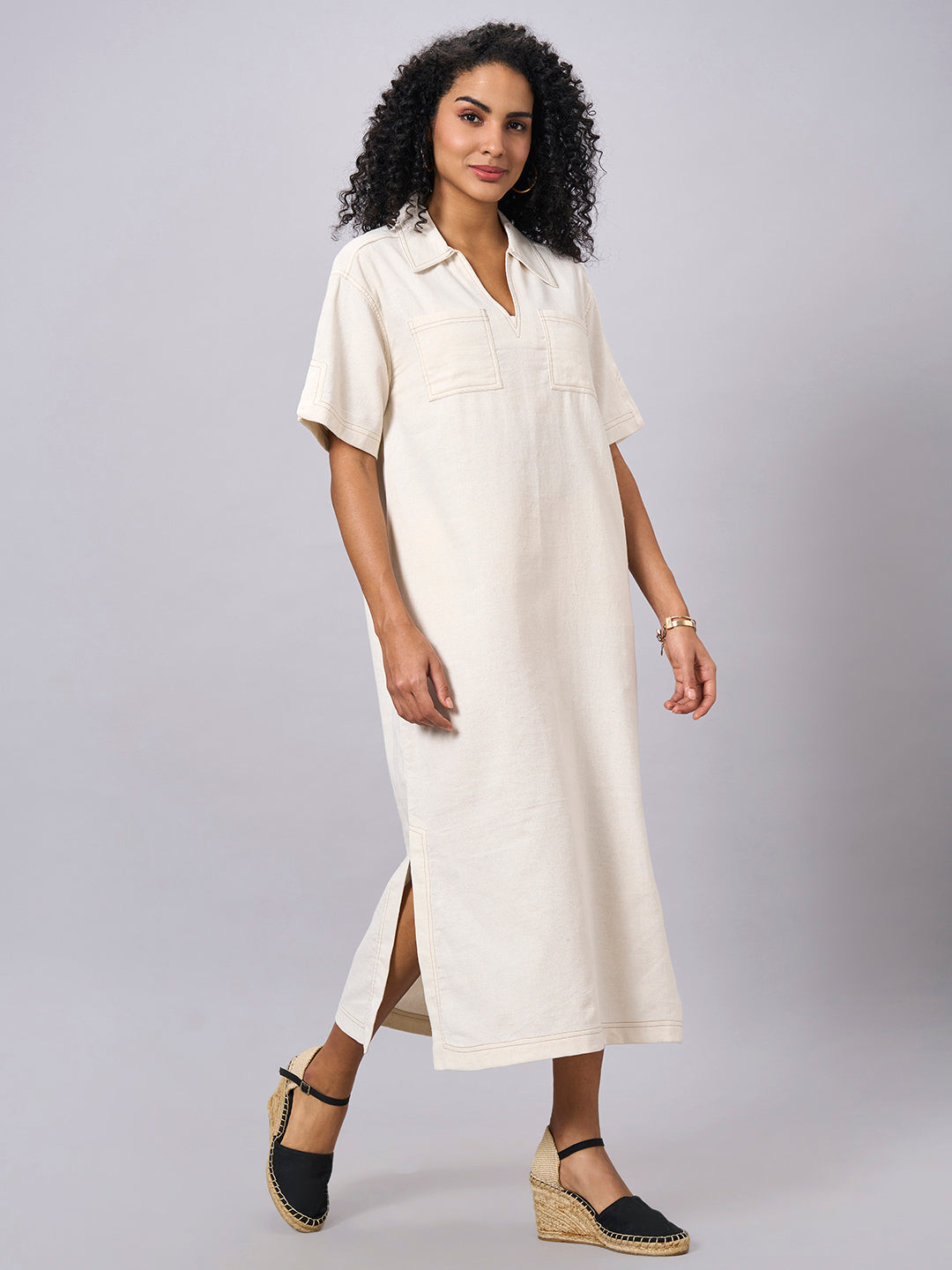 casual women cotton dresses Buy Women's 100% Cotton Casual Wear Regular Fit Dress|Cottonworld