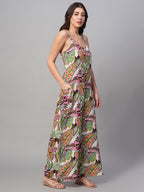Women's Multi 100% Cotton Regular Fit Jumpsuit