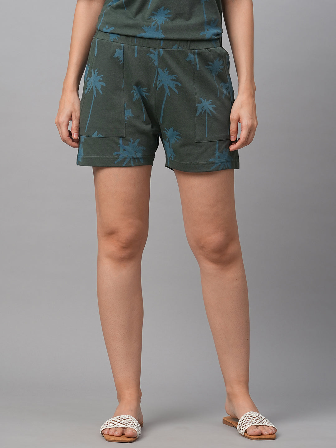 Women's Moss Cotton Regular Fit Shorts