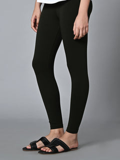 Women’s Cotton Elastane Slim Fit Tights Green