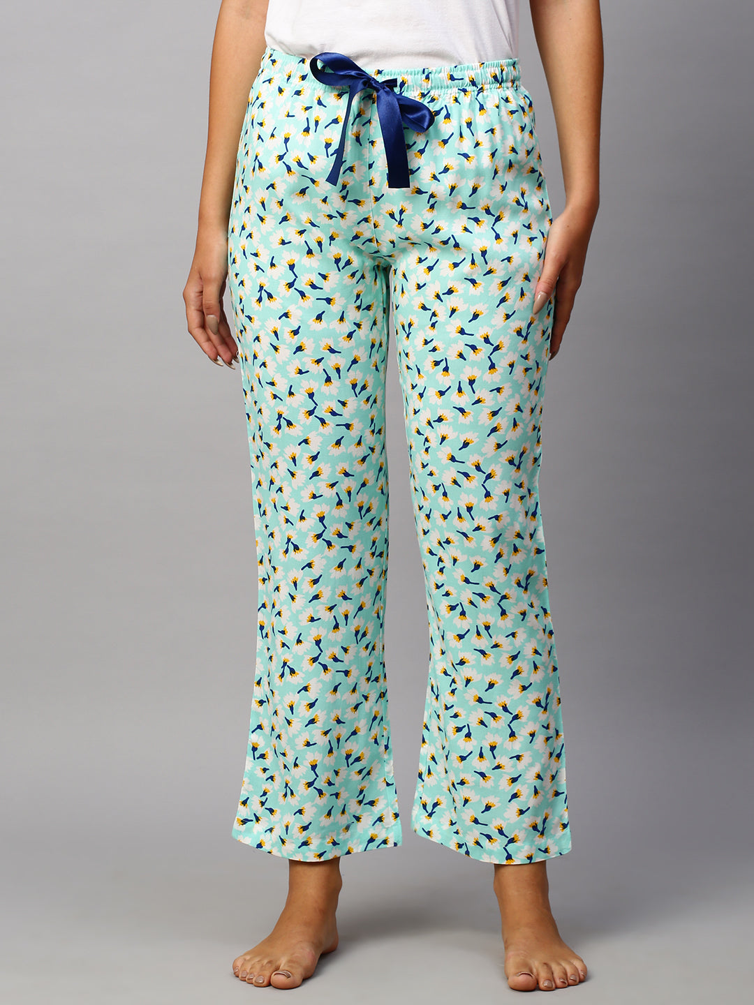Women's Viscose Aqua Regular Fit Pajama