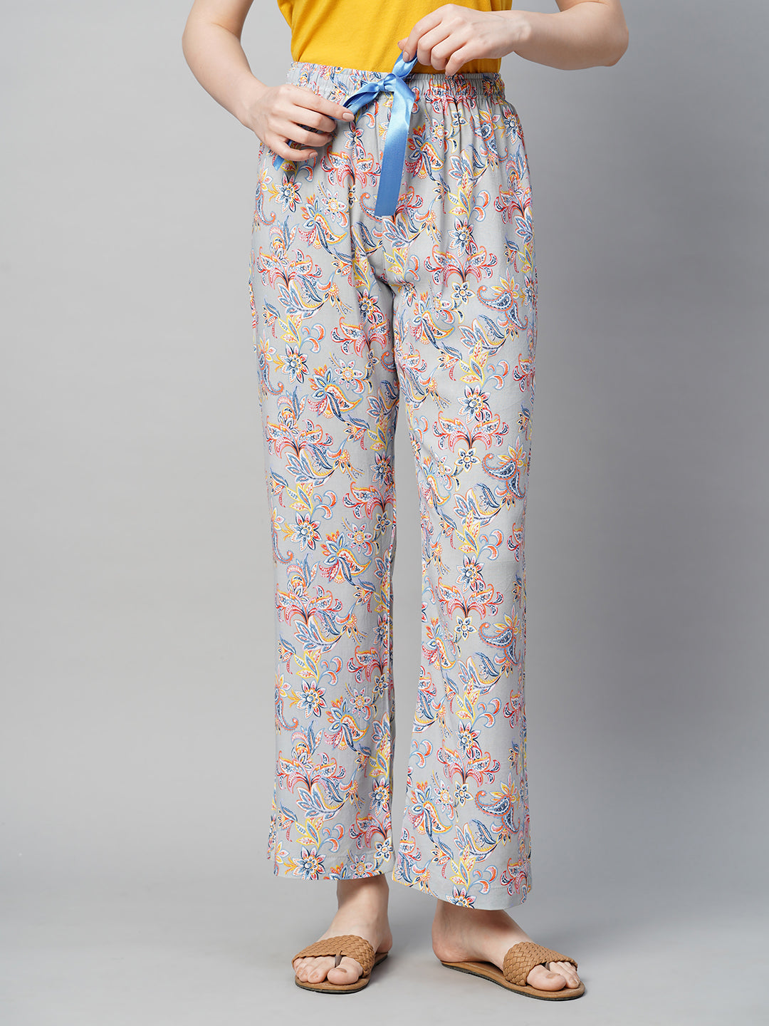 Women's Viscose Multi Regular Fit Pajama