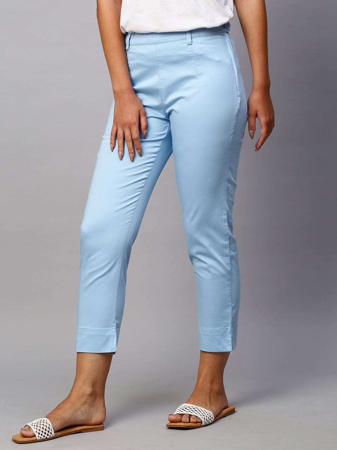 SHREE Regular Fit Women Blue Trousers  Buy TEAL SHREE Regular Fit Women Blue  Trousers Online at Best Prices in India  Flipkartcom