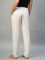 Women's Natural Cotton Lycra Regular Fit Pant