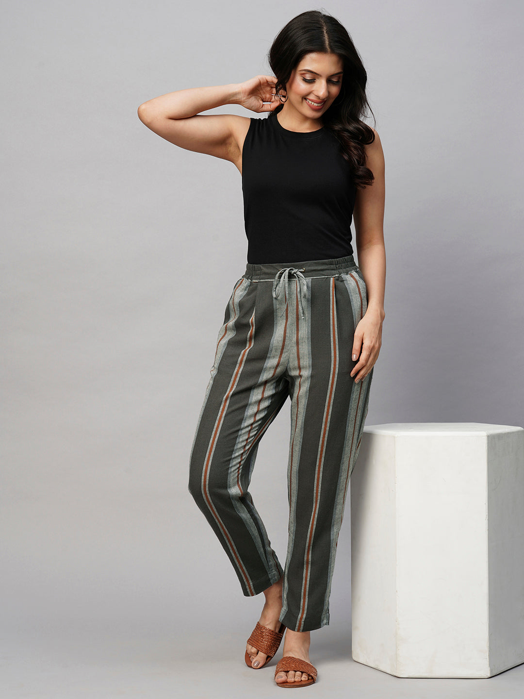 United Colors Of Benetton Trousers and Pants  Buy United Colors Of  Benetton Ladies Pastel Blue Linen Pants Online  Nykaa Fashion