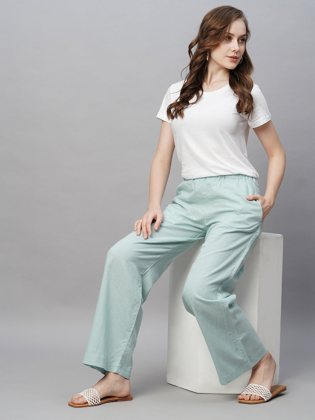 Buy Womens Linen Pants With Pockets 100linen Clothing Plus Size Online in  India  Etsy