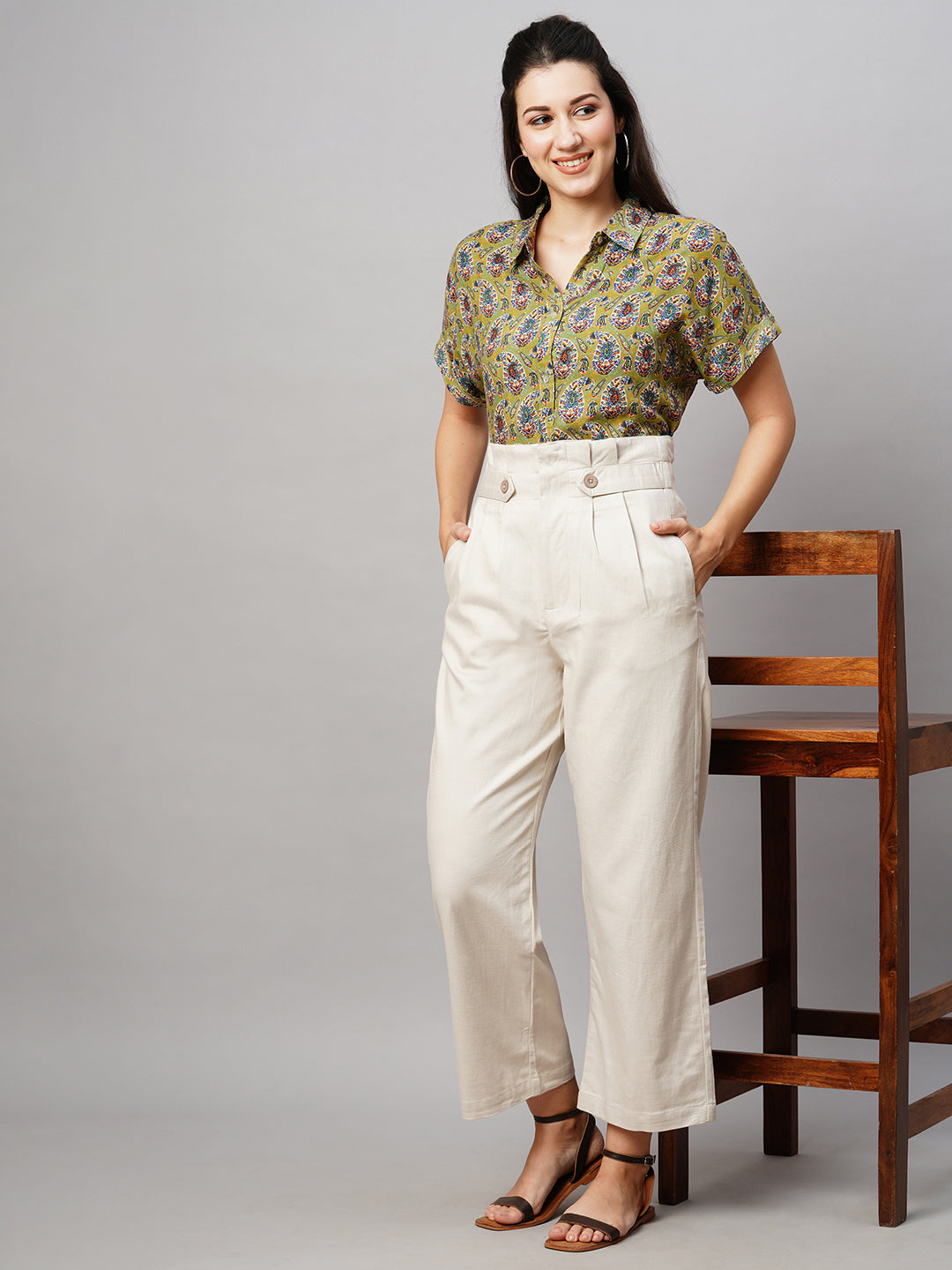 1940s Vintage Style Denim trousers  Heyday Vintage Style