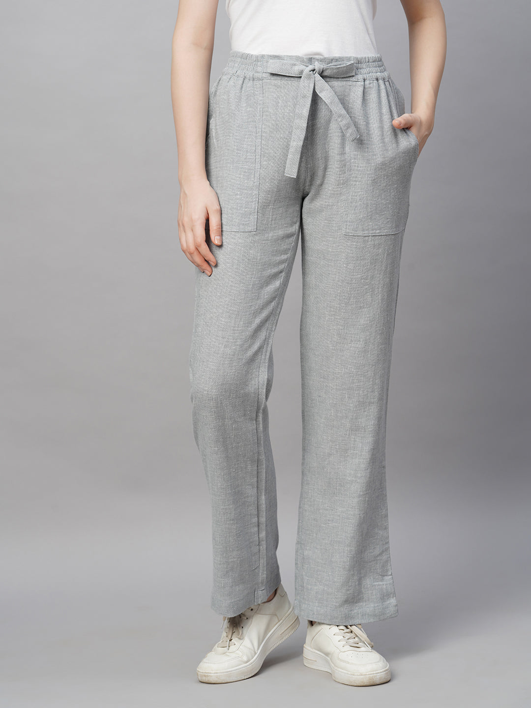 Lightweight Linen Pant  White  James Perse Los Angeles