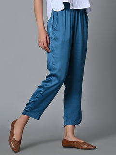 Women's Fit Modal Pant Regular Blue