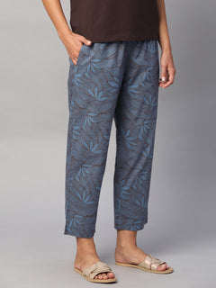 Women’s Cotton Regular Fit Pant Blue