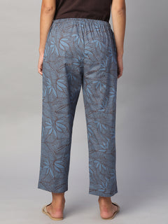 Women’s Cotton Regular Fit Pant Blue