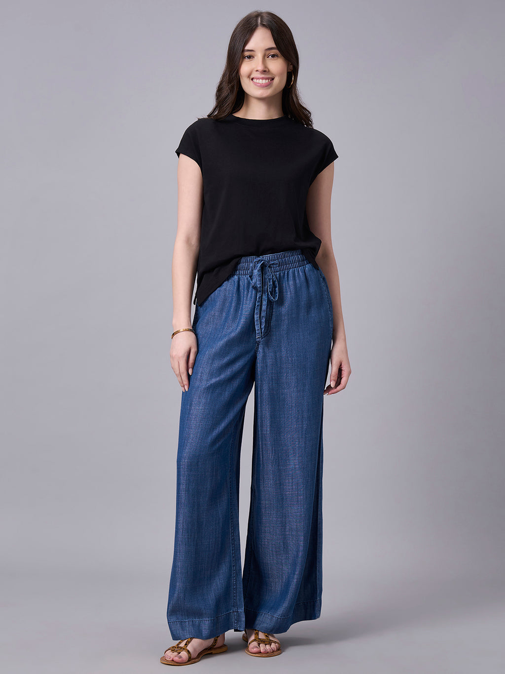 Women's Denim 100% Tencel Regular Fit Pant