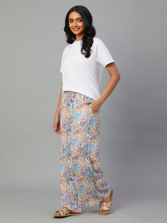 Women's Viscose Regular Fit Pyjama Multi