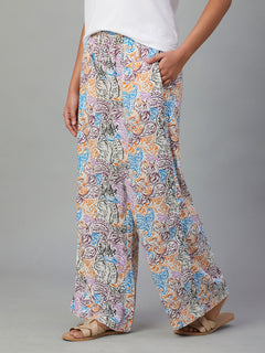 Women's Viscose Regular Fit Pyjama Multi