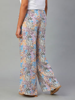 Women's Viscose Regular Fit Pyjama Multi