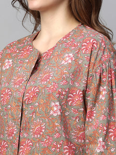 Women's Cotton Regular Fit Pyjama Grey