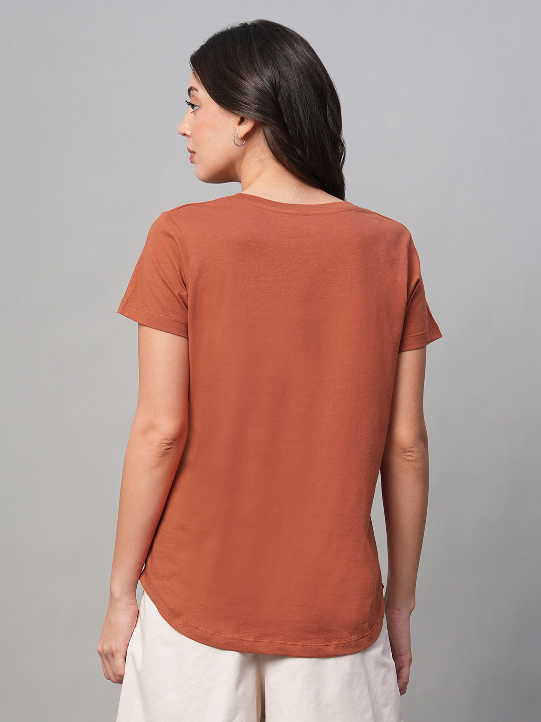 Buy Women's 100% Cotton Casual Wear Regular Fit Tshirt|Cottonworld