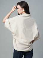 Women's Natural 100% Cotton Regular Fit Tshirt