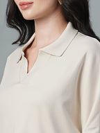 Women's Natural 100% Cotton Regular Fit Tshirt