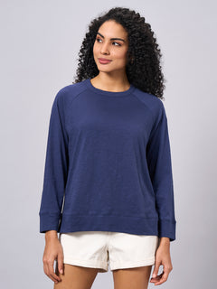 Women’s Organic Cotton Regular Fit T-Shirt Navy