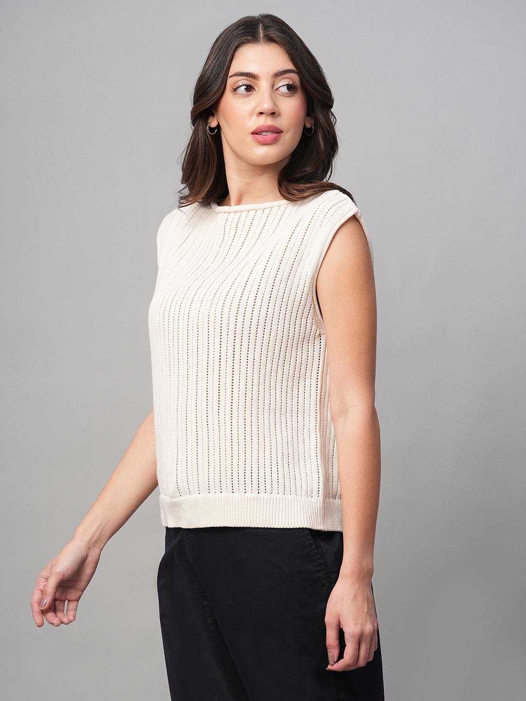 Women's Natural 100% Cotton Regular Fit Tshirt