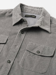 Men's 100% Cotton Regular Fit Jackets Corduroy Grey