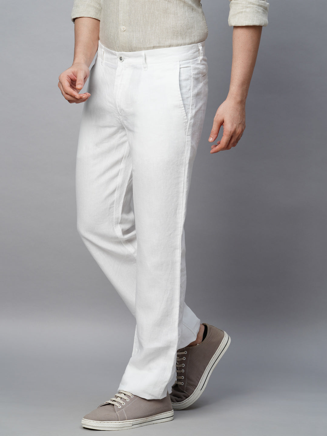 Tapered Linen Trousers For Men | ASOS