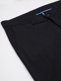 Men’s Cotton Lycra Regular Fit Side Pocket Pant Black