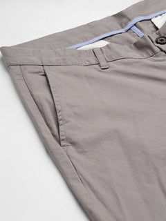 Men's Cotton Lycra Slim Fit Pant Grey
