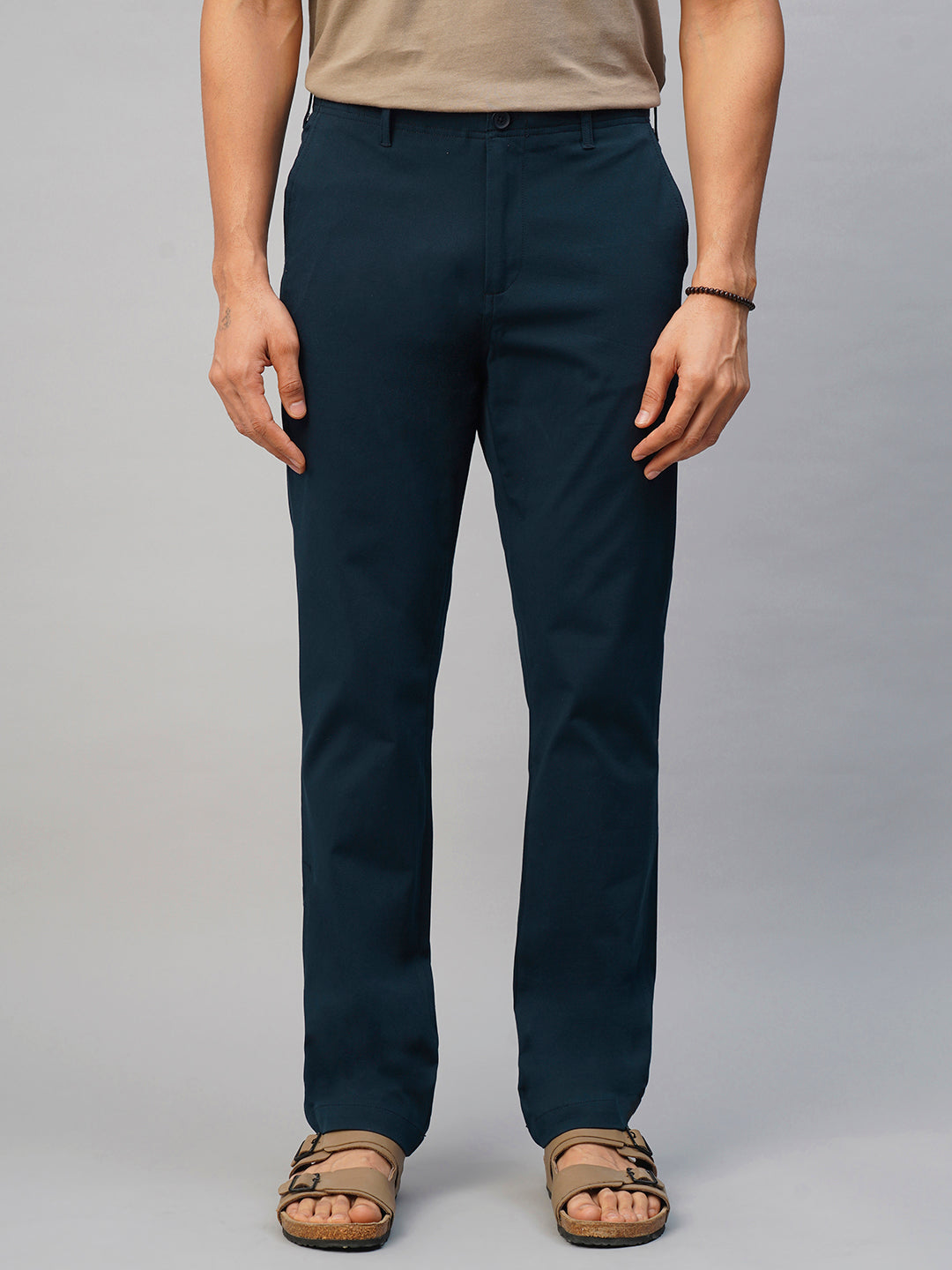 Men's 4 Way Stretch Navy Slim Fit Pants