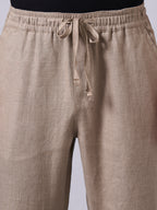 Men's Avenue 100% Linen Regular Fit Pant