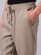 Men's Avenue 100% Linen Regular Fit Pant