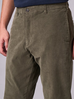 Men’s Cotton Lycra Regular Fit Pant Green