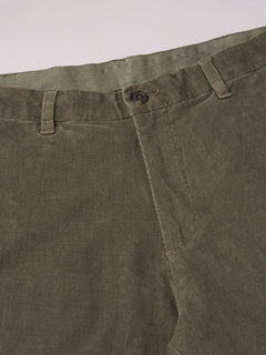 Men’s Cotton Lycra Regular Fit Pant Green