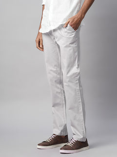 Men’s Cotton Lycra Regular Fit Pant Grey