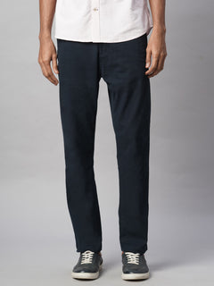 Men’s Cotton Lycra Slim Fit Coin Pocket Pant Navy