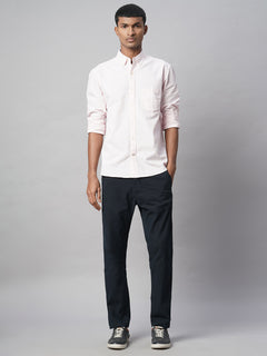 Men’s Cotton Lycra Slim Fit Coin Pocket Pant Navy