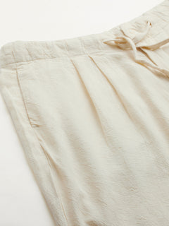 Men’s Linen Viscose Loose Fit Pant Natural
