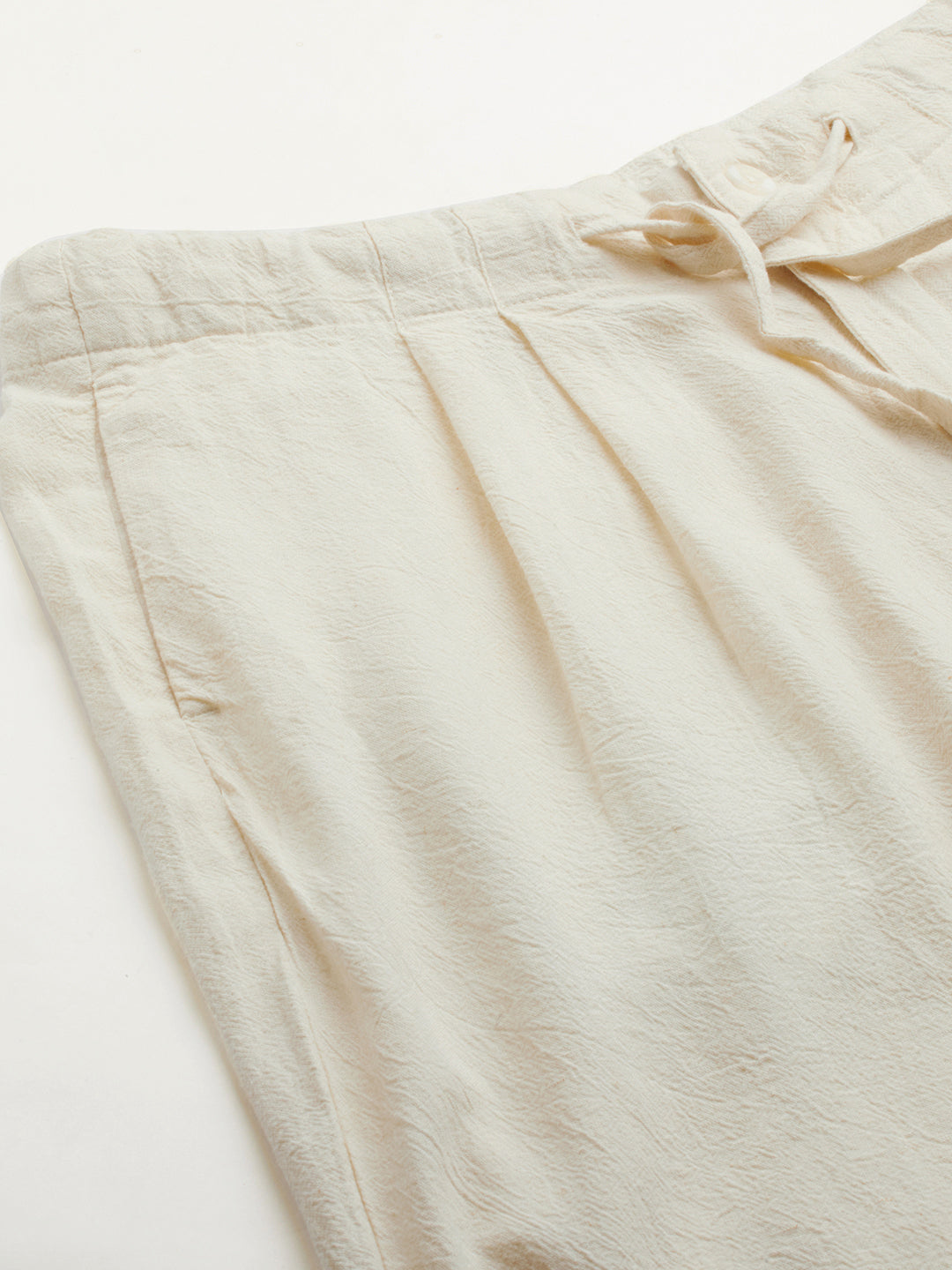 Men's Natural Linen Viscose Loose Fit Pant