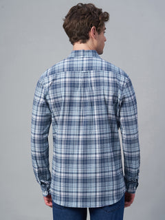 Men’s Cotton Regular Fit Regular Collar Shirt Navy