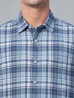 Men’s Cotton Regular Fit Regular Collar Shirt Navy