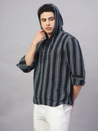 Men's Navy 100% Cotton Regular Fit Shirt
